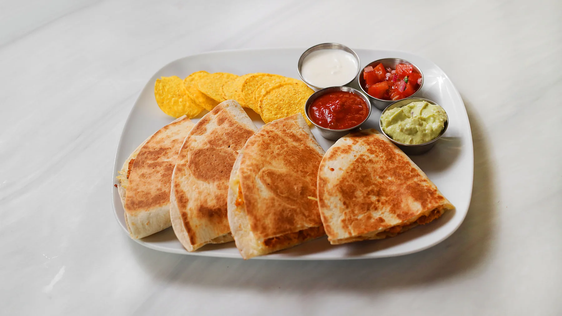 Quesadillas med dippar